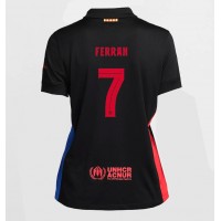 Barcelona Ferran Torres #7 Replica Away Shirt Ladies 2024-25 Short Sleeve